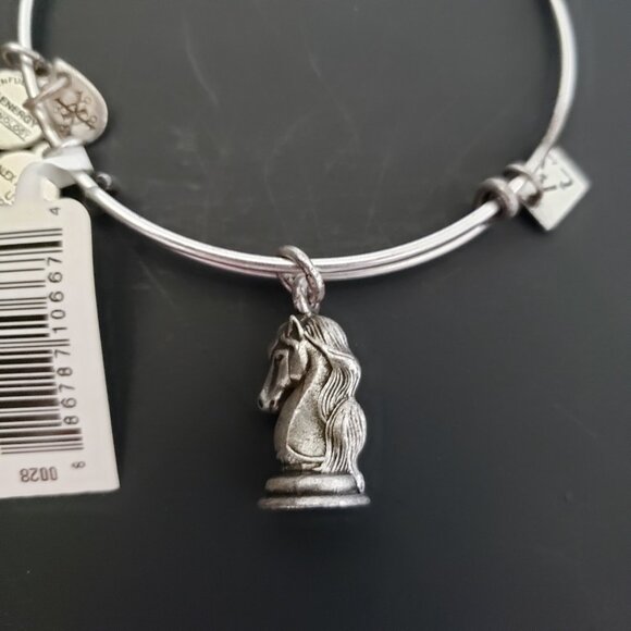 ALEX AND ANI Jewelry - NWT ALEX AND ANI "THE KNIGHT" BRACELET Chess  Horse 749